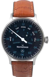 MeisterSinger Classic Plus AS902B_SG03 Stainless steel Blue