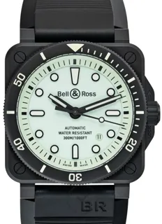 Bell & Ross Instruments BR0392-D-C5-CE/SRB Black ceramic