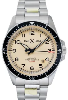 Bell & Ross BR V2 BRV292-BEI-ST/SST Stainless steel Beige