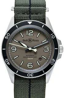 Bell & Ross Vintage BRV292-MKA-ST/SF Stainless steel Green