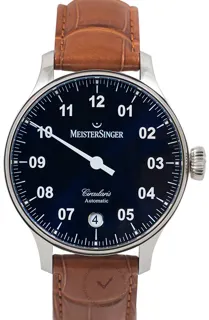 MeisterSinger Meisterstücke CC908_SL03 Stainless steel Blue