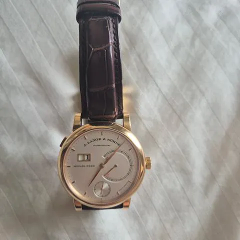 A. Lange & Söhne Saxonia 130.032F 45.9mm Rose gold Silver 1