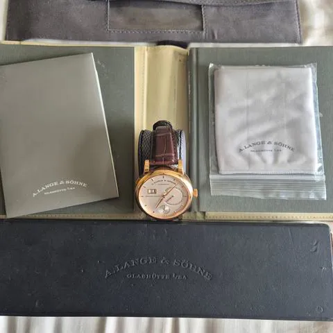 A. Lange & Söhne Saxonia 130.032F 45.9mm Rose gold Silver 5