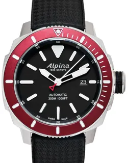 Alpina Seastrong AL-525LBBRG4V6 Stainless steel Black