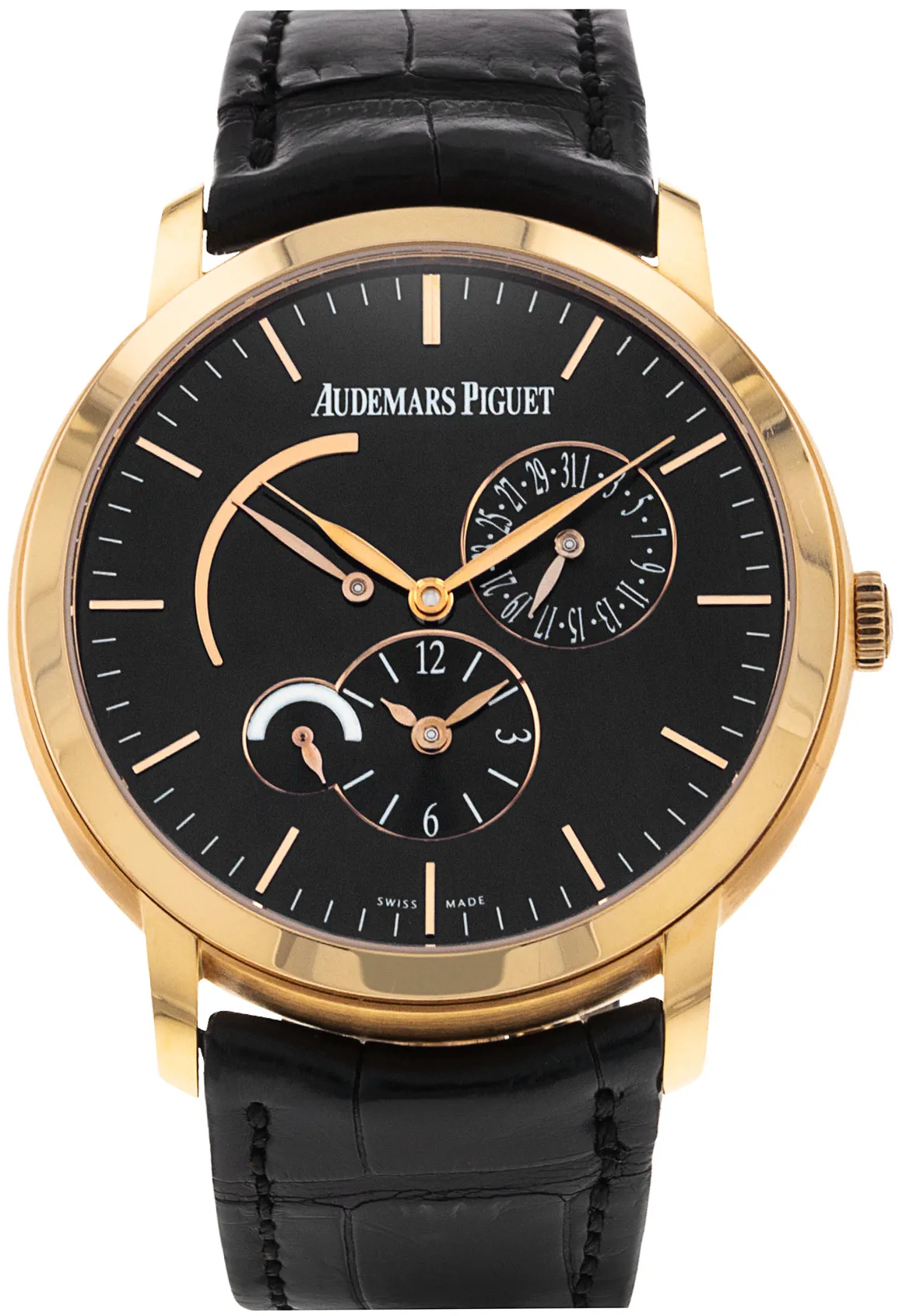 Audemars Piguet Jules Audemars 26380OR.OO.D002CR.01 41mm Rose gold Black