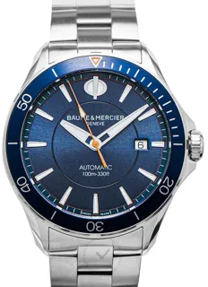 Baume & Mercier Clifton M0A10378 Stainless steel Blue