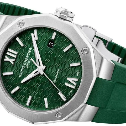 Baume & Mercier Riviera 10618 42mm Stainless steel Green 1