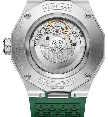 Baume & Mercier Riviera 10618 42mm Stainless steel Green 2