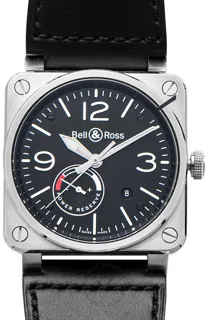 Bell & Ross BR 03 BR0397-BL-SI/SCA Stainless steel Black