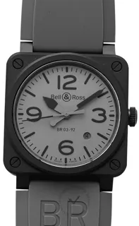 Bell & Ross Instruments BR0392-COMMANDO-CE Ceramic Gray