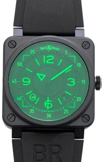 Bell & Ross Instruments BR0392-HUD-CE/SRB Black ceramic