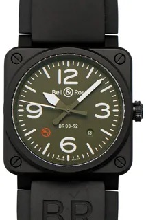 Bell & Ross Instruments BR0392-MIL-CE Ceramic