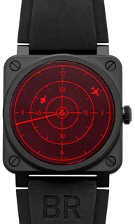 Bell & Ross Instruments BR0392-RRDR-CE/SRB Black ceramic Red