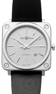 Bell & Ross Instruments BRS92-GR-ST/SRB Stainless steel Gray