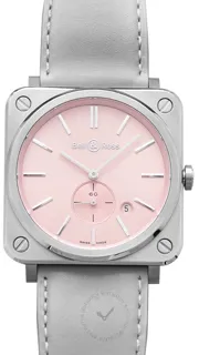 Bell & Ross Instruments BRS-PK-ST/SCA Stainless steel Pink