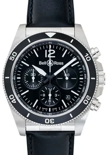 Bell & Ross Vintage BRV394-BL-ST/SCA Stainless steel