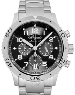 Breguet Type XX - XXI - XXII 3810ST/92/SZ9 Stainless steel Silver