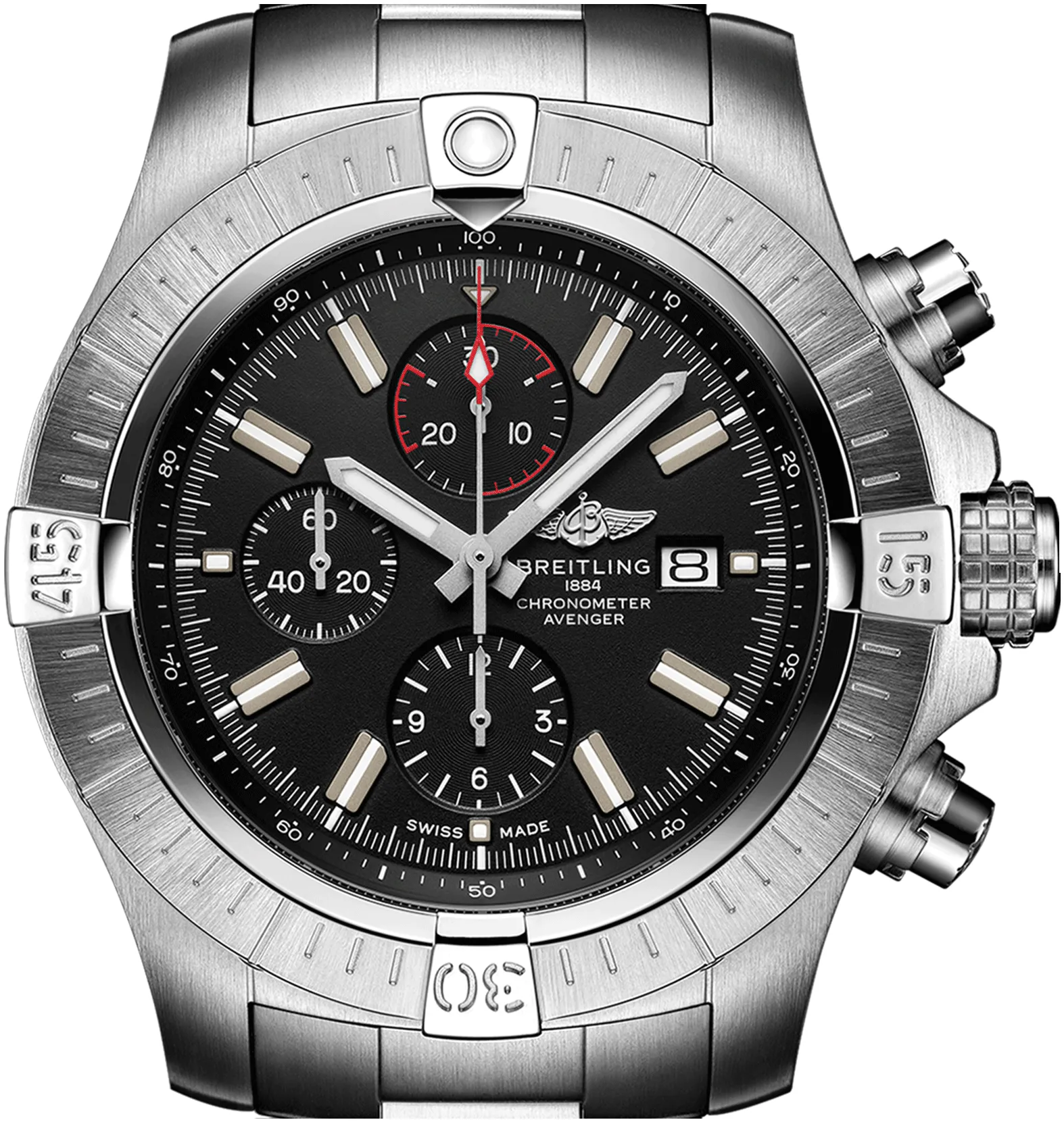 Breitling Avenger A13375101B1A1 48mm Stainless steel Black 1