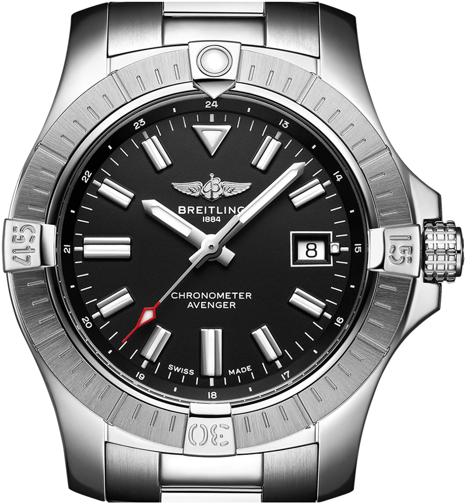 Breitling Avenger A17318101B1A1 43mm Stainless steel Black 1