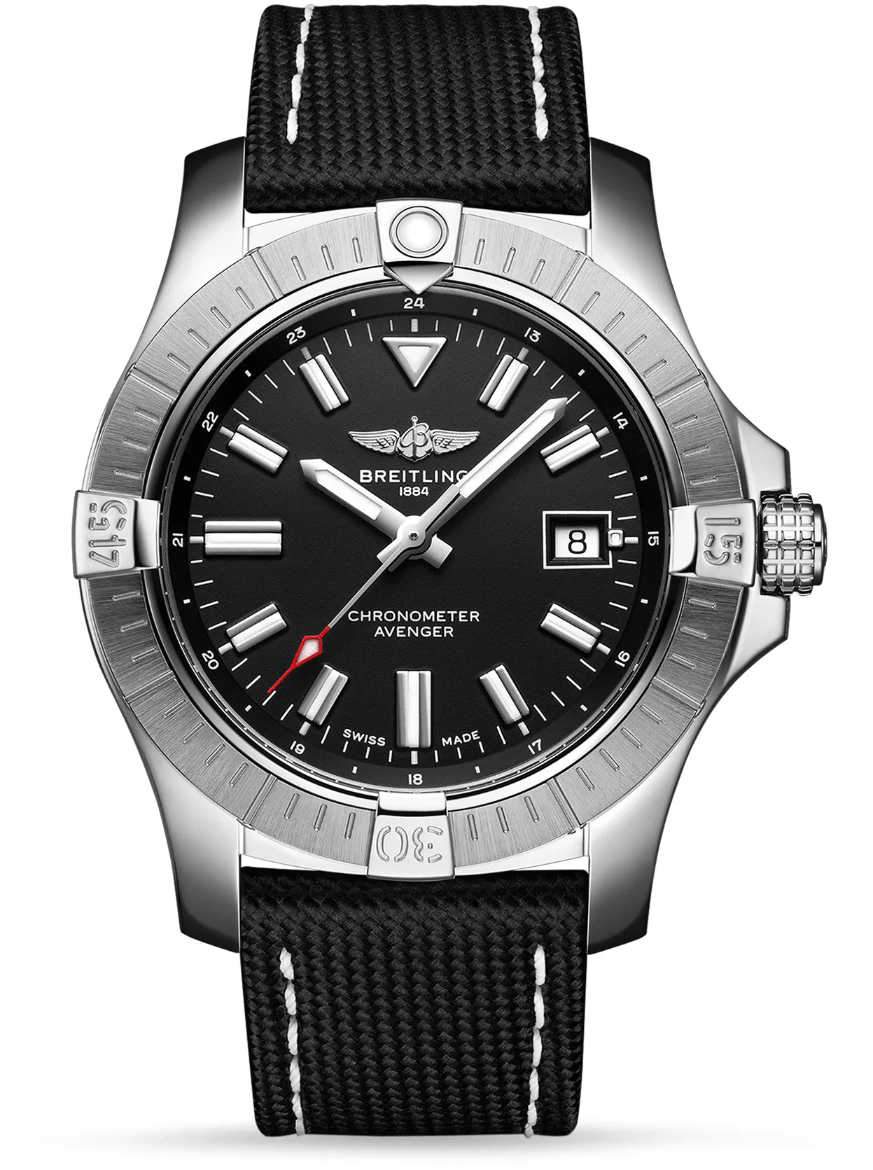 Breitling Avenger A17318101B1X2 43mm Stainless steel Black