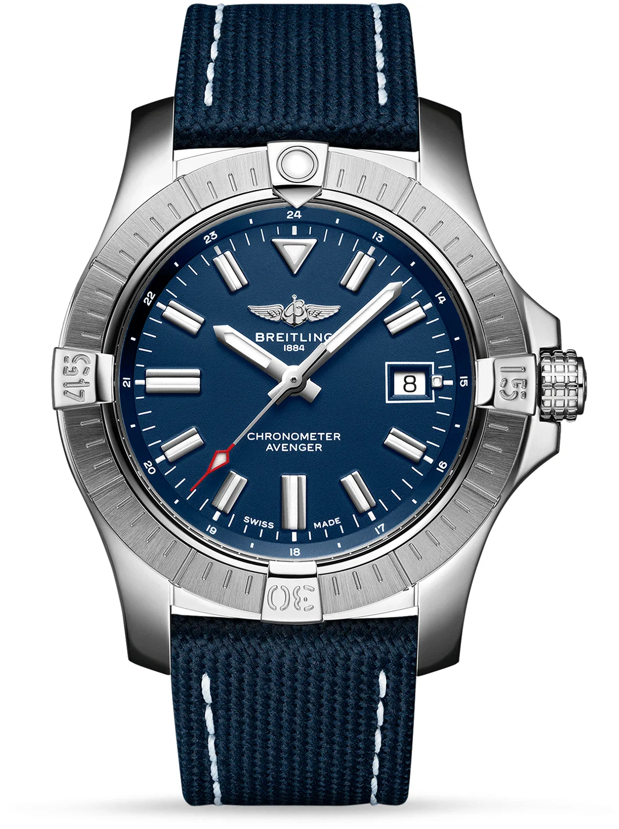 Breitling Avenger A17318101C1X1 43mm Stainless steel Blue