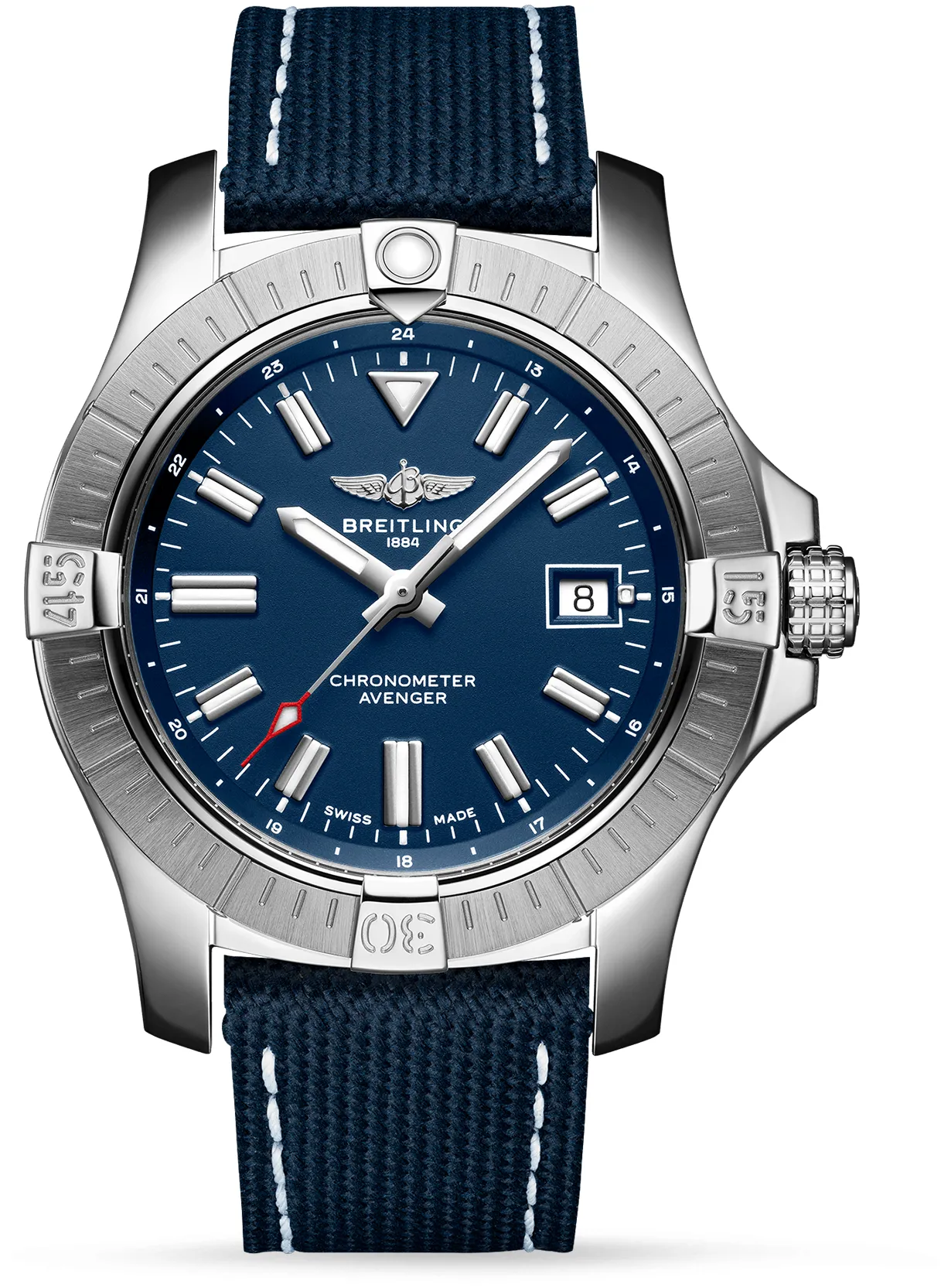 Breitling Avenger A17318101C1X2 43mm Stainless steel Blue