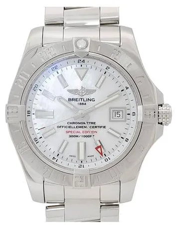 Breitling Avenger A32390 43mm Stainless steel White