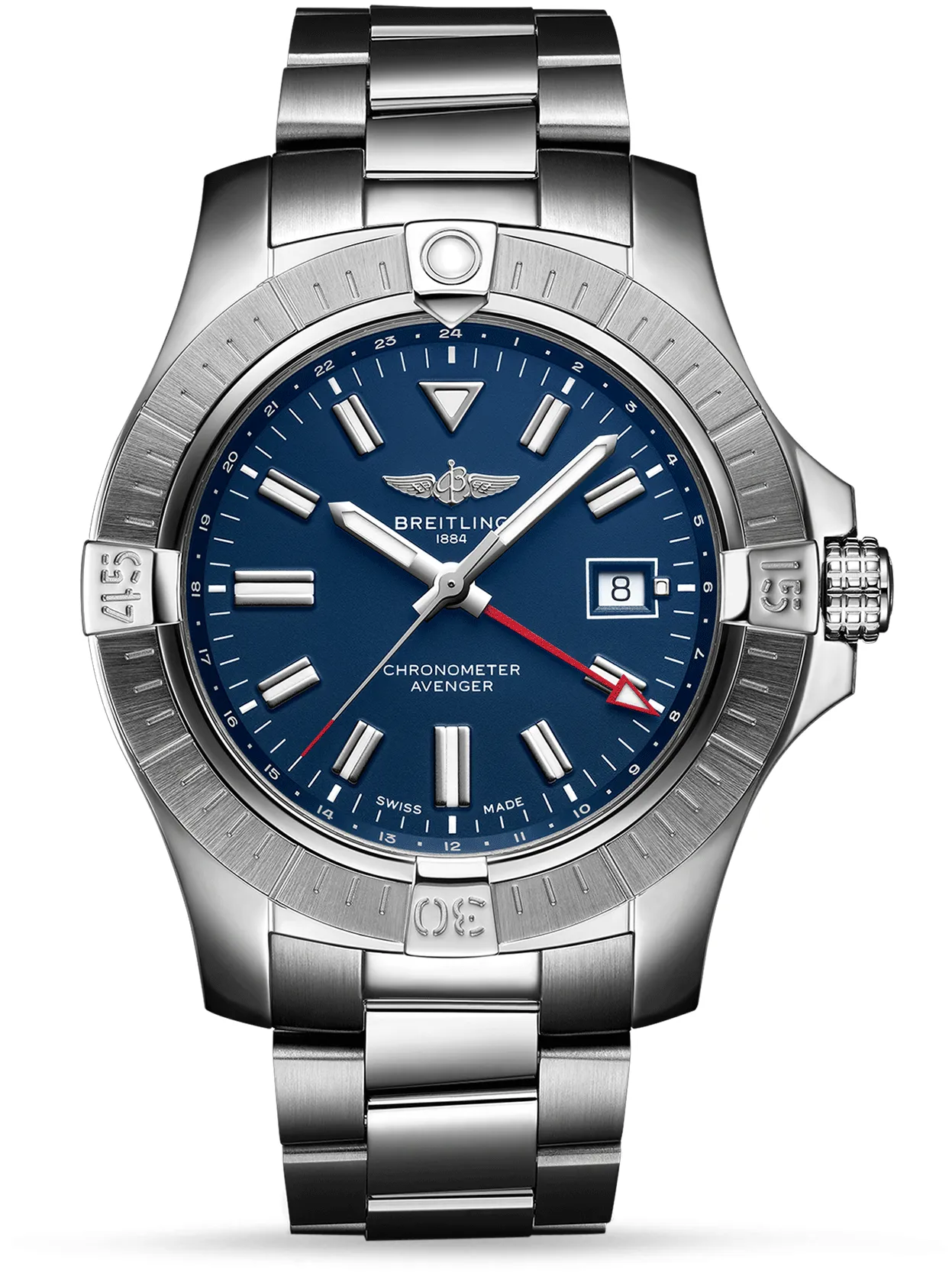 Breitling Avenger A32395101C1A1 45mm Stainless steel Blue