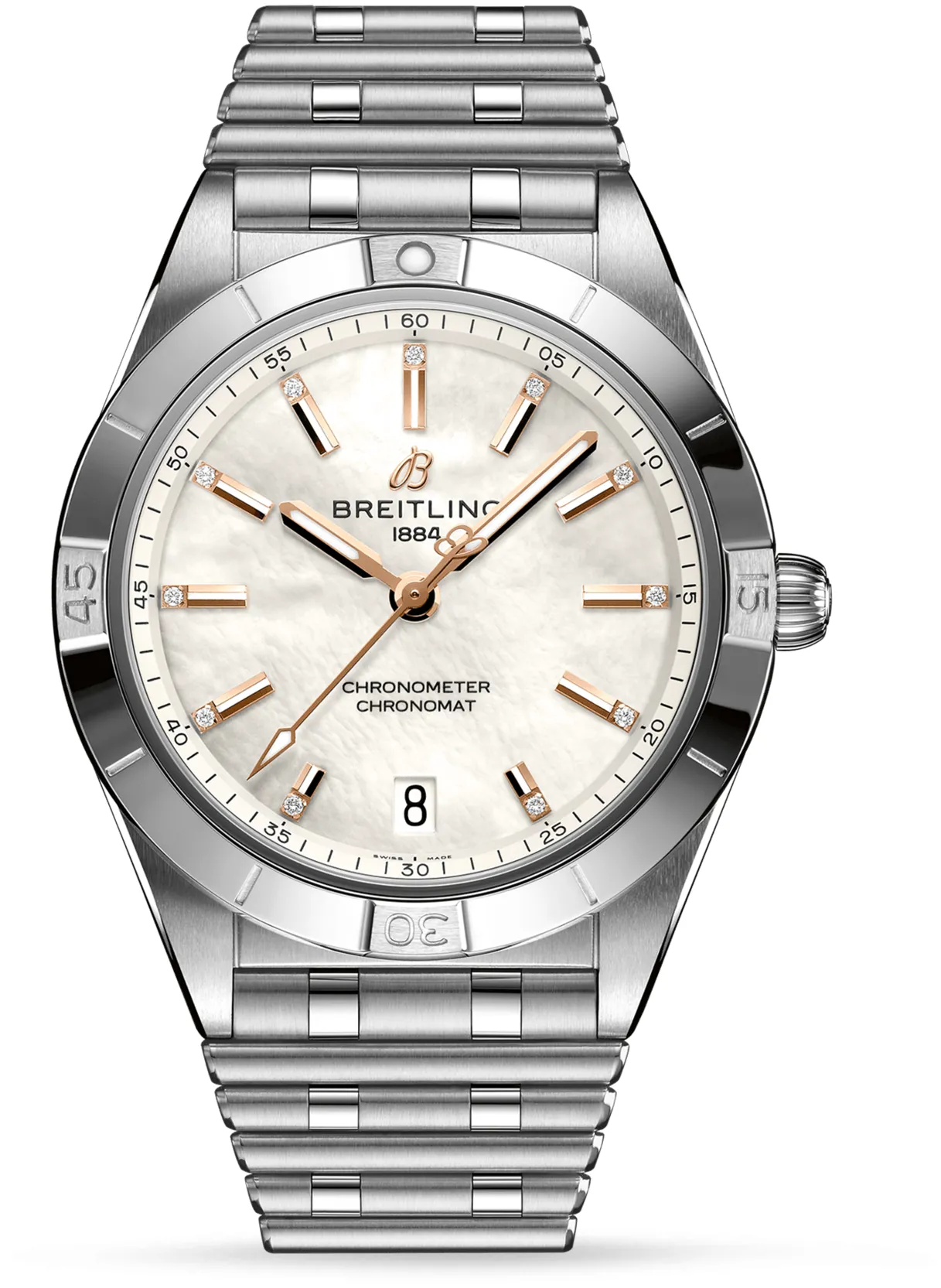 Breitling Chronomat A10380101A4A1 36mm Stainless steel Mother-of-pearl