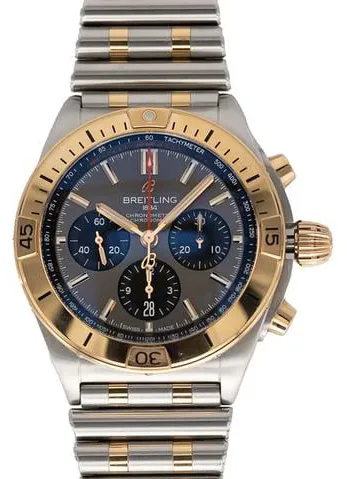 Breitling Chronomat UB0134101B1U1 42mm Yellow gold and Stainless steel Gray 1