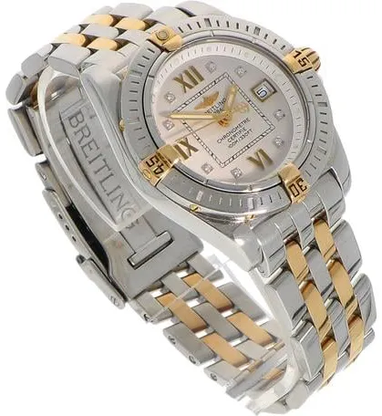 Breitling Cockpit D71356 32mm Yellow gold and Stainless steel White 6