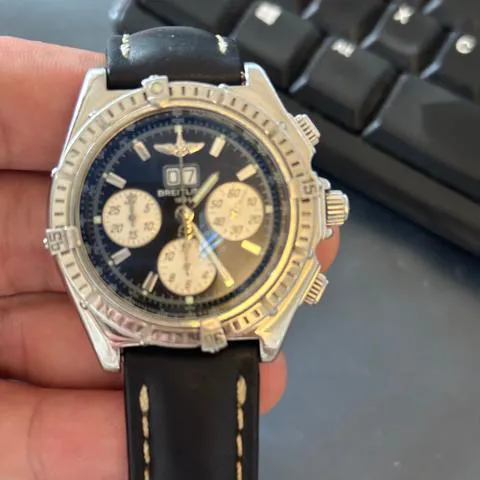 Breitling Crosswind Special A44355 44mm Stainless steel Blue 3