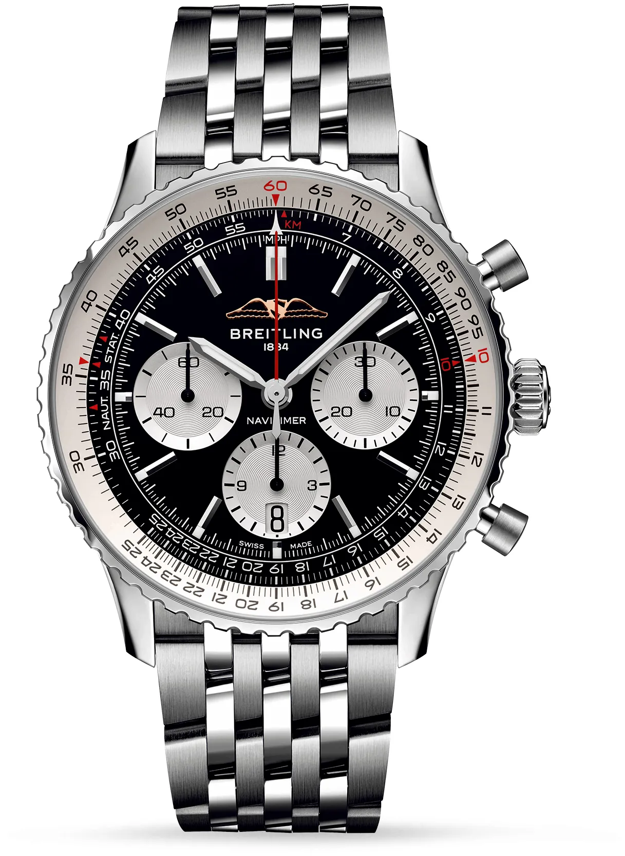 Breitling Navitimer AB0138211B1A1 43mm Stainless steel Black