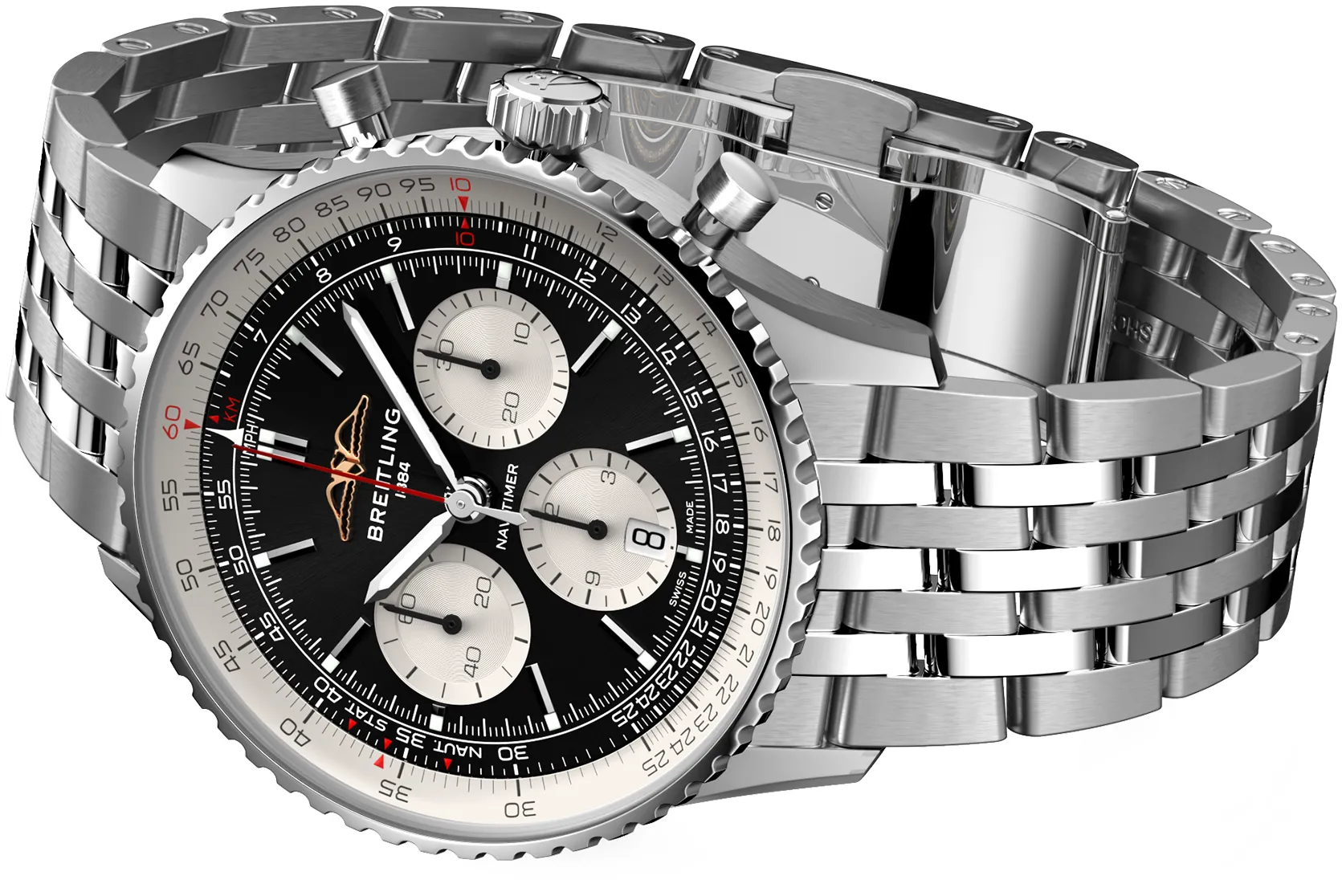 Breitling Navitimer AB0138211B1A1 43mm Stainless steel Black 2