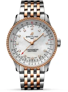 Breitling Navitimer U17395211A1U1 Stainless steel and Red gold White