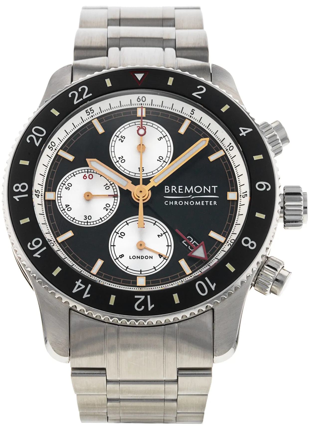 Bremont Supermarine SMARINECHRONO-BK-B 43mm Stainless steel Black