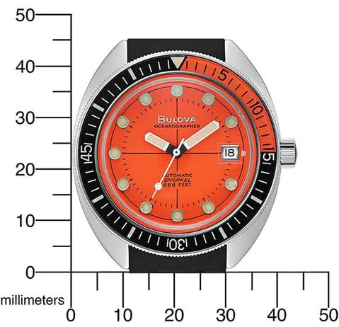 Bulova Archive 96B350 41mm Stainless steel Orange 3