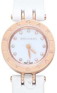 Bulgari 102176 Rose gold and Stainless steel White