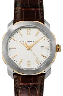 Bulgari Octo 102703 Yellow gold and Stainless steel Silver