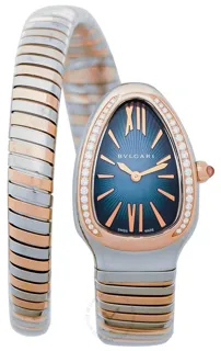 Bulgari Serpenti 102984 Rose gold and Stainless steel Blue