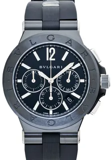 Bulgari Diagono 102122 Stainless steel Black