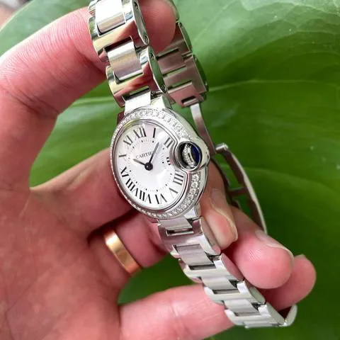 Cartier Ballon Bleu 28mm W4BB0015 28mm Stainless steel White 1