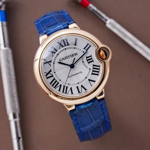 Cartier Ballon Bleu 36mm W6900356 41mm Yellow gold Silver 1