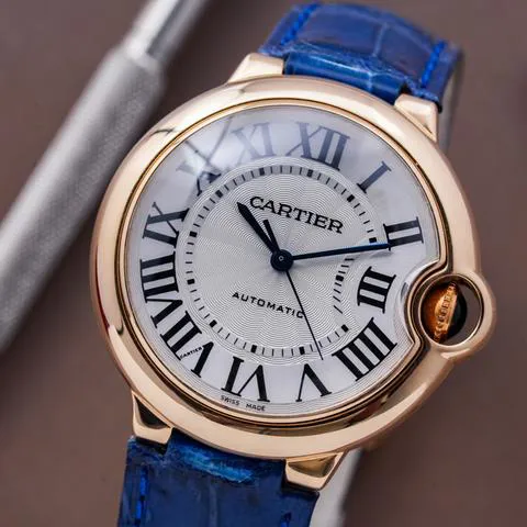 Cartier Ballon Bleu 36mm W6900356 41mm Yellow gold Silver 7