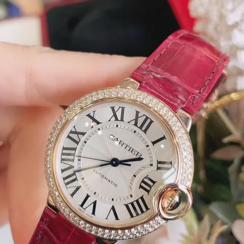 Cartier Ballon Bleu 36mm WE900551 36mm Rose gold White 1