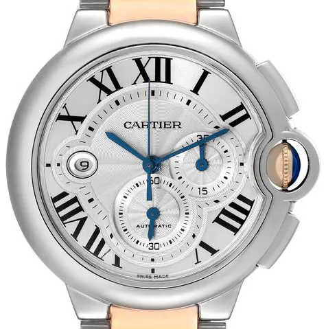 Cartier Ballon Bleu 44mm w6920063 44mm Stainless steel Silver 1