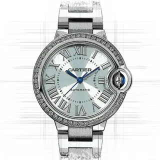 Cartier Ballon Bleu de Cartier W4BB0028 Stainless steel Grün