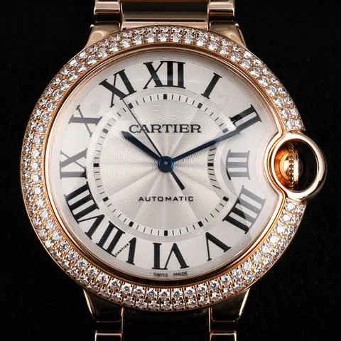 Cartier Ballon Bleu WJBB0005 36mm Rose gold Silver 1