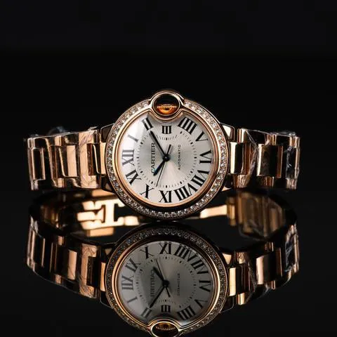 Cartier Ballon Bleu WJBB0036 33mm Rose gold Silver 3