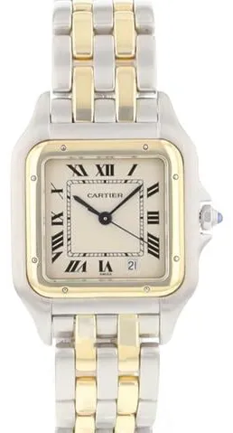 Cartier Panthère 8394 27mm Yellow gold and stainless steel Champagne